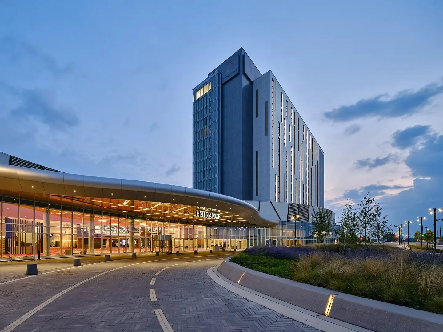 Exterior view of Pickering Casino Resort in Pickering